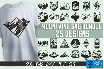 Mountains SVG Design | Mountain SVG | Camping SVG Design