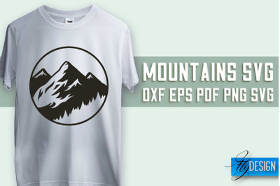 Mountains SVG Design | Mountain SVG | Camping SVG Design