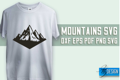 Mountains SVG Design | Mountain SVG | Camping SVG Design