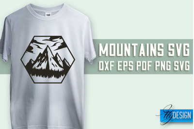 Mountains SVG Design | Mountain SVG | Camping SVG Design