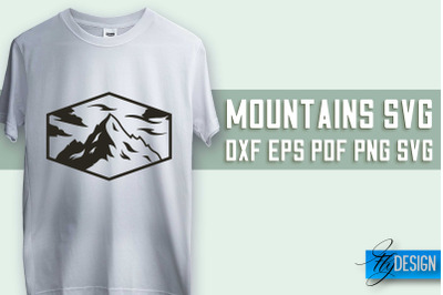 Mountains SVG Design | Mountain SVG | Camping SVG Design