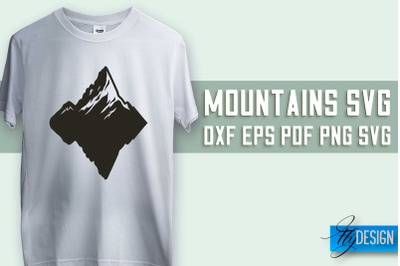 Mountains SVG Design | Mountain SVG | Camping SVG Design