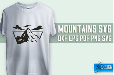 Mountains SVG Design | Mountain SVG | Camping SVG Design