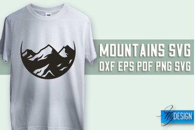 Mountains SVG Design | Mountain SVG | Camping SVG Design