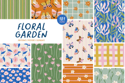 Floral Garden - Patterns &amp;amp;amp; Posters