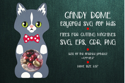Munchkin Cat | Candy Dome Template