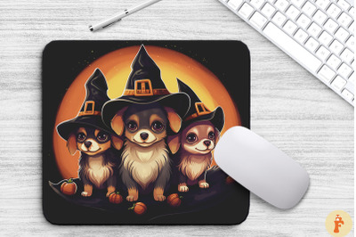 Cute Corgi Dog In A Witch&#039;S Hat