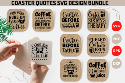 Coaster SVG Bundle