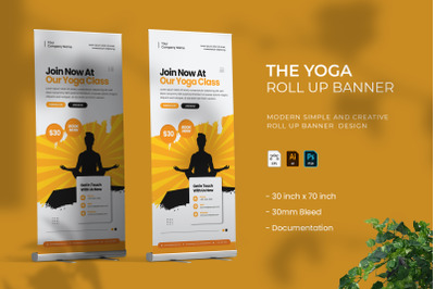 Yoga - Roll Up Banner
