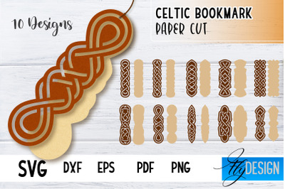 Celtic Bookmark SVG | Viking Design Bookmark SVG | Book Lover