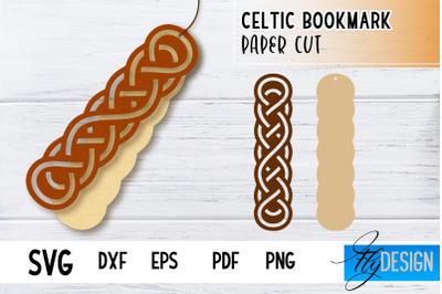 Celtic Bookmark SVG | Viking Design Bookmark SVG | Book Lover