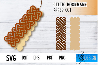 Celtic Bookmark SVG | Viking Design Bookmark SVG | Book Lover