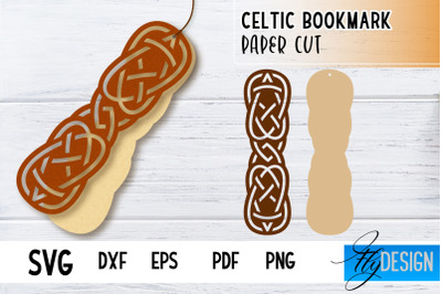 Celtic Bookmark SVG | Viking Design Bookmark SVG | Book Lover