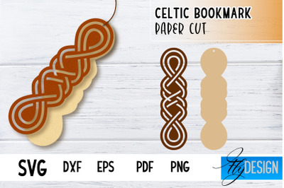 Celtic Bookmark SVG | Viking Design Bookmark SVG | Book Lover