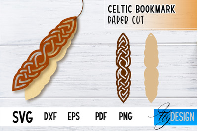 Celtic Bookmark SVG | Viking Design Bookmark SVG | Book Lover