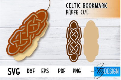 Celtic Bookmark SVG | Viking Design Bookmark SVG | Book Lover