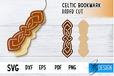 Celtic Bookmark SVG | Viking Design Bookmark SVG | Book Lover