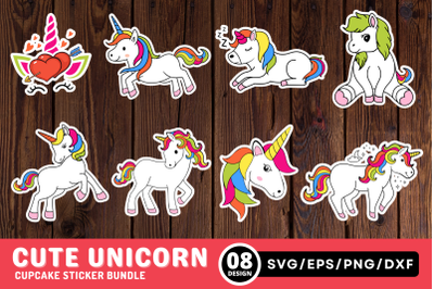 Cute Unicorn SVG Bundle