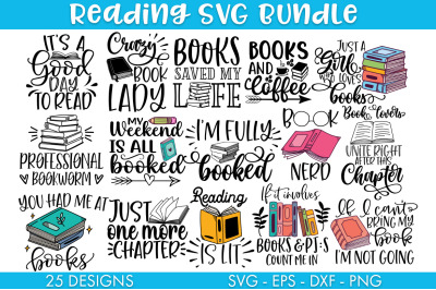 Book SVG Bundle Sublimation Cut file