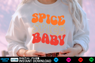 spice spice baby retro svg design