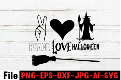 Peace Love Halloween SVG cut file&2C;SVGs&2C;quotes and sayings&2C;foodrink&2C;pri