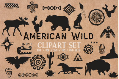 American Wild svg | Native American svg clipart | tribal svg | America