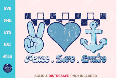 Peace love cruise SVG, Summer cut file