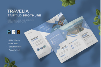 Travelia - Trifold Brochure