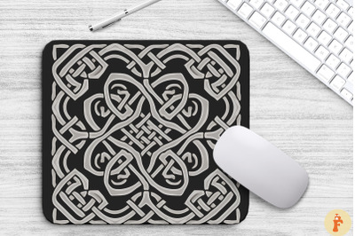 Enigmatic Celtic Knotwork Gothic Pattern