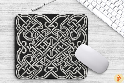 Enigmatic Celtic Knotwork Gothic Pattern