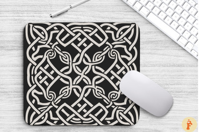 Enigmatic Celtic Knotwork Gothic Pattern