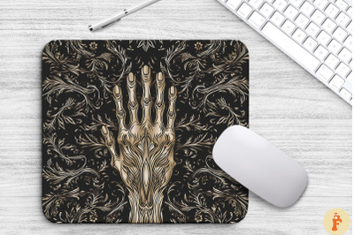 Skeleton Handprint Gothic Pattern