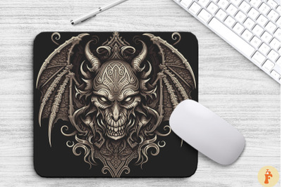 Sinister Gargoyle Design Gothic Pattern