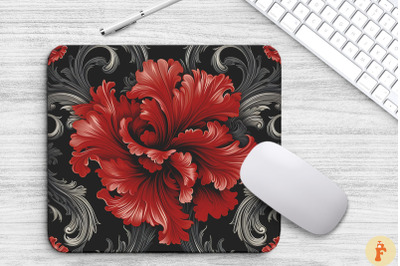 Carnation Floral Gothic Pattern