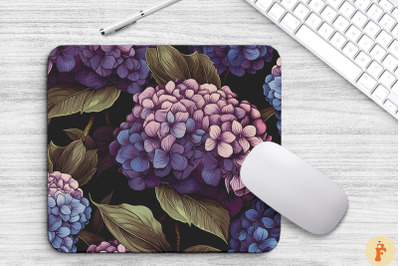 Hydrangea Floral Gothic Pattern