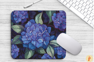 Hydrangea Floral Gothic Pattern