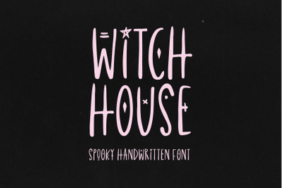 Witch House - Spooky Halloween Font