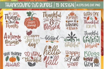 Thanksgiving SVG Bundle