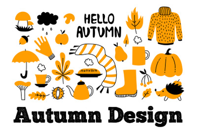 Autumn Design Elements