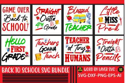 Back to School SVG Bundle &2C; Teacher SVG Bundle &2C; Back to School SVG