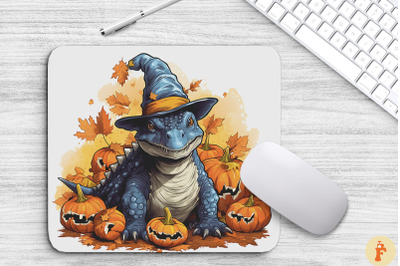 Ankylosaurus dino in Halloween Mouse Pad