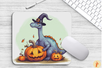 Apatosaurus dino in Halloween Mouse Pad