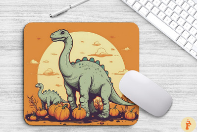 Apatosaurus dino in Halloween Mouse Pad