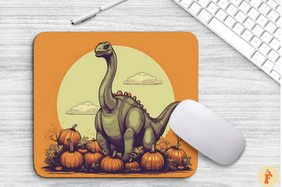 Brachiosaurus in Halloween Mouse Pad