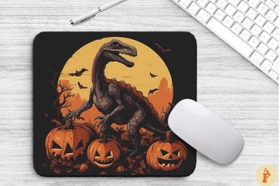 Deinonychus dino in Halloween Mouse Pad