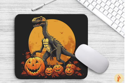 Deinonychus dino in Halloween Mouse Pad