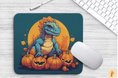 Pachycephalosaurus Halloween Mouse Pad