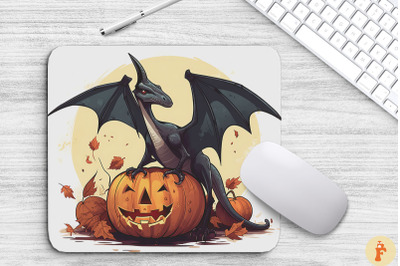 Pteranodon dino in Halloween Mouse Pad