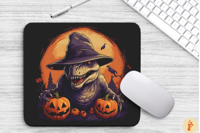 Tyrannosaurus Rex in Halloween Mouse Pad