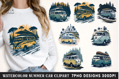 Summer Car T-shirt Design, Summer Mug Sublimation Design